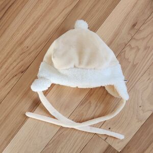 iPlay Newborn Infant Neutral Winter Hat - Yellow/Crean